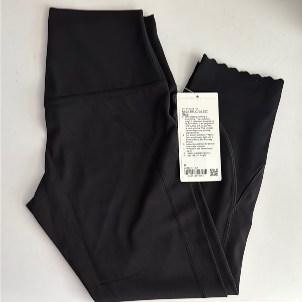 Lululemon Align High Rise - Cropped - 23” Scalloped